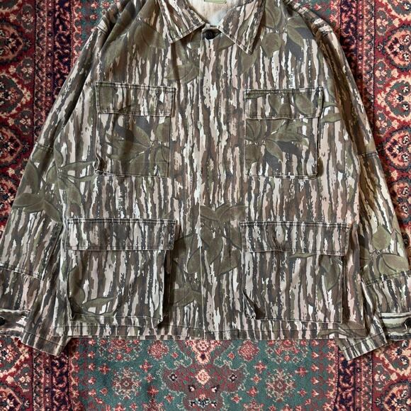 Vintage 80s-90s Cabela’s Realtree Camo 4-Pocket Jacket Size Medium 23 1/4 x 27 - Picture 4 of 7